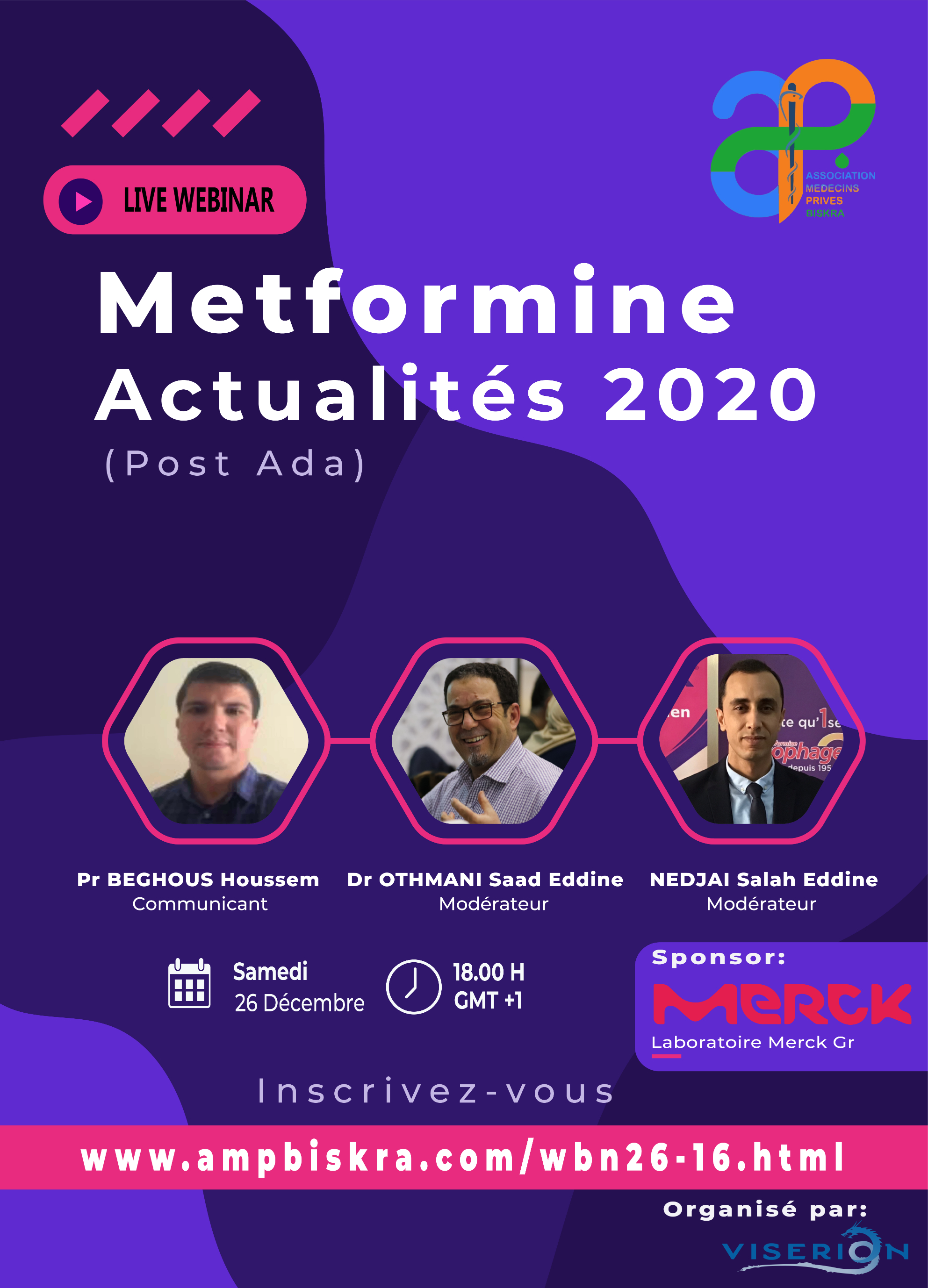Affiche de Webinar 