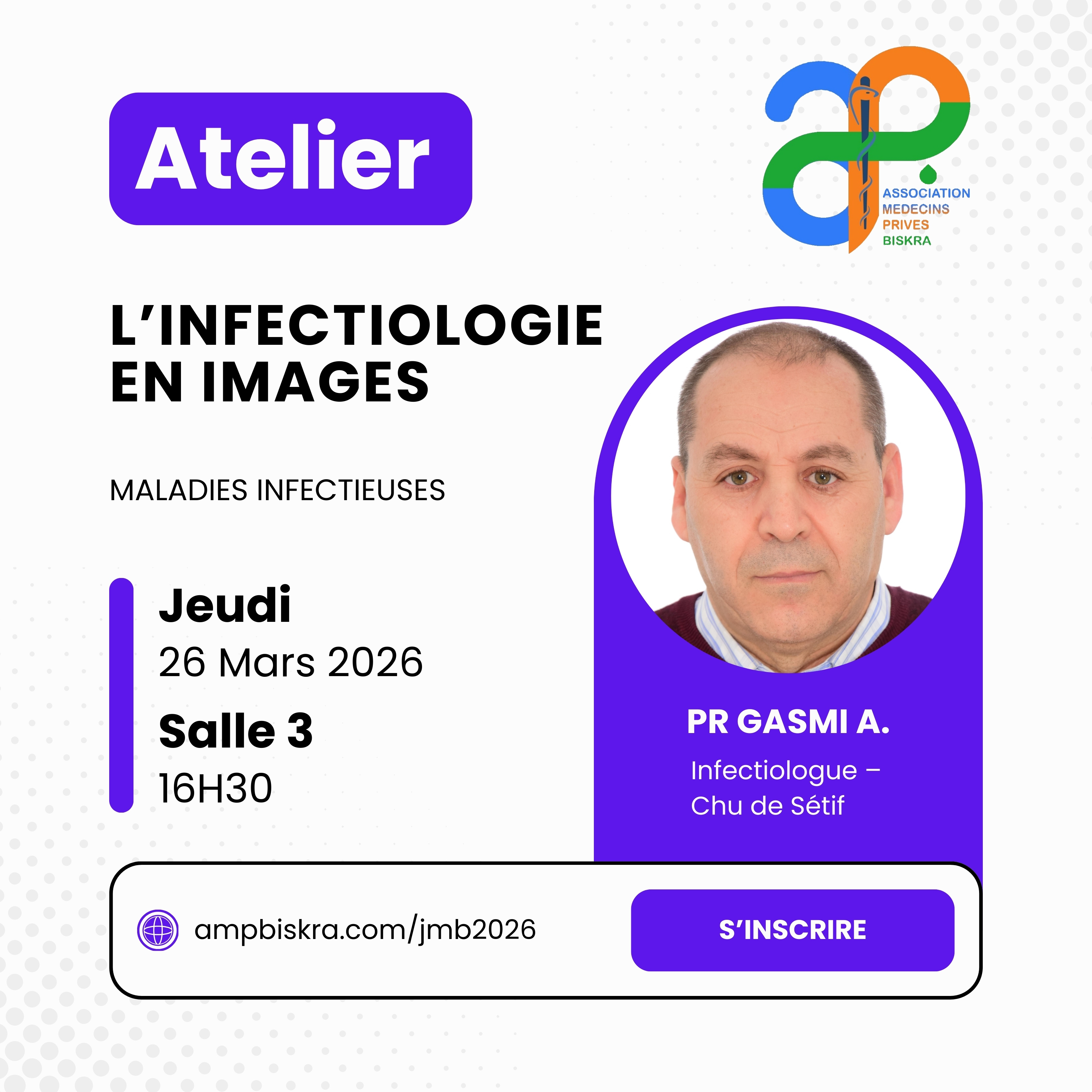 Atelier L'Infectiologie en Images - Pr GASMI A.